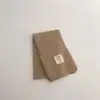 Bufanda de Invierno para Niños Qiunan, Nueva Moda, Etiqueta con Letra, Bufanda Tejida, Cálida y a Prueba de Frío, Protector de Cuello para Bebé