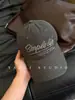 Gorra de Béisbol Bordada Estilo Retro Americano Simple Yaoli para Mujer, Gorra Protectora Solar para Exteriores para Cabeza Grande, Gorra de Pico Adelgazante para Hombre