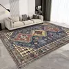 Alfombra Amazon imitación cachemir persa lavable para sala de estar, antideslizante, lavable a máquina, manta para sofá, amigable con la piel y suave, alfombra de mesita de noche