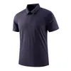 Camisa Polo Antibacteriana de Secado Rápido 7A para Hombre, Camiseta de Negocios con Sensación de Hielo, Estilo Unisex con Cuello de Solapa, Adhesivo Sin Costuras, Top de Corte Holgado