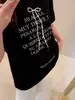 Camiseta de Manga Corta con Estampado de Letras de Diseño Nicho Estilo Hong Kong para Mujer Nueva Moda Primavera 2026 Top Holgado Versátil para Mujer