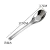 Cucharas de Acero Inoxidable 304 para Uso Doméstico, para Comer y Beber Sopa, Cucharas de Servir para Adultos y Niños, Cucharas Yuanbao, Cucharas para Sopa, Venta al por Mayor