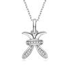 Collar de los Doce Signos del Zodiaco Europeo y Americano para Mujer Plata de Ley S925 Colgante de Aries Cadena para Clavícula Venta al por Mayor Directa de Comercio Exterior