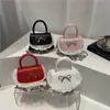 Fresco e Doce 2026 Outono Novo Estilo Laço Elegante Versátil Acabamento em Renda Ombro Único Transversal Bolsa de Mão