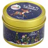 Venta al por mayor de fábrica Caja de regalo de Navidad transfronteriza, Lata de atmósfera festiva Vela de cera de soja perfumada Decoración