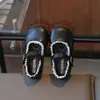 Sapatos de couro femininos estilo coreano, sapatos de princesa com renda, sapatos rasos para bebês aprenderem a andar, nova coleção outono 2026, sapatos para crianças pequenas
