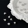 Liga prata brilhante acessórios diy três furos multi-pendurar pingente de conexão poroso grampo de cabelo pulseira contas materiais para bijuterias com contas