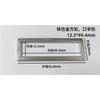 Aleación de Zinc hebilla de boca correa de hombro hebilla cuadrada sin costuras hebilla cuadrada rectangular de bobina hebilla de dos posiciones hebilla cuadrada sólida sin costuras
