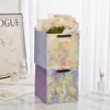Bolsa de Tote con Pintura al Óleo de Flores Bolsa de Regalo Bolsa de Regalo Cuadrada Bolsa para Empaquetar Ramo de Floristería Bolsa de Regalo para el Día de San Valentín En Stock