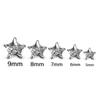 Brincos de aço titânio mini estrela de cinco pontas feminino coreano brincos de zircônia branca acessórios de orelha da moda CF067