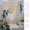 Set de decoración romántica de compromiso estilo coreano con juego completo de cortinas y pared de fondo, bata de lujo de calidad hotelera para sesiones de fotos