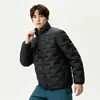 Chaleco ligero y cálido para pareja, prenda exterior unisex, forro interior, cuello alto para exteriores, chaleco de plumas, prenda superior para clima frío