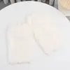 Cubrecubrepiernas de chica hot transfronterizo calcetines de pelo otoño e invierno chica dulce playa botas de lana para pierna mujer