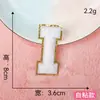 Em Estoque Atacado Patches Bordados Patches Bordados à Máquina Bordados em Toalha Rosa Letras Venda Quente Transfronteiriça Patches Autoadesivos