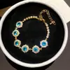 Liu Yue Kong Ting~Pulseira Redonda de Zircônia Banhada a Ouro 18K Real, Estilo Palaciano, Acabamento Requintado, Joias de Design Nicho