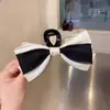Novo Prendedor de Cabelo Grande Versátil com Laço Dupla Face para Mulheres, Grampo Elegante no Estilo de uma Princesa Fugitiva, Versão Coreana, Pequeno Acessório de Garra de Cabelo Estilo Chanel
