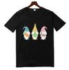 2020 divertido o que europeu e americano anão velho estilo natalino estampado camiseta de manga curta atacado