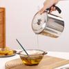 Pote de Filtro de Óleo de Aço Inoxidável 304 Pote de Filtro de Óleo com Borra Doméstico com Tela de Filtro Copo de Retorno de Óleo Ferramentas de Cozinha Suprimentos Tanque de Armazenamento de Óleo