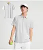 Nova Camisa Polo Toque Fresco Verão Gola Lapela Sem Costura Selada a Quente Manga Curta Secagem Rápida Polo Versátil de Alto Padrão Business