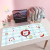 Mousepad West Highland de Pelúcia, tamanho extra grande, design fofo de cachorro em desenho animado, adequado para meninas, tapete de mesa, bloco de escrita, extra grande