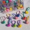 Diadema de Goma Elástica para Niñas para Atar el Cabello, Linda Diadema de Dibujos Animados para Cola de Caballo Alta para Niñas Pequeñas para Trenzar, Alta Elasticidad Sin Dañar el Cabello