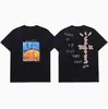 Hip-Hop Americano High Street Holgadas Estampadas con Letras Camisetas de Pareja para Hombre y Mujer Tendencia de Moda de Verano Cuello Redondo Mangas Cortas
