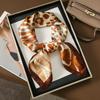 Lenços quadrados femininos com estampa de leopardo, lenços de seda, populares na rua, europeus e americanos, lenços de seda estampados, Amazon transfronteiriça