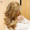 Pinza para el pelo de perla Qiyue Pinza para el pelo Pinza para la parte trasera de la cabeza Pinza grande simple Accesorios para el cabello de celebridad de Internet Accesorios para el cabello Venta al por mayor