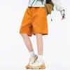 Shorts Casuais Masculinos de Secagem Rápida Verão Roupa Externa Respirável Tendência Soltos Retos Comprimento Médio Calças Cargo Masculinas Calças de Cinco Pontos
