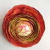Cabeza de Flor de Loto Simulada 7.5/8/10cm Corona Manualidad DIY Pasador Flor Flor de Ópera Adornos Flores Artificiales