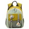 Nova Moda Retalhos Coloridos Bolsa Infantil Meninos Meninas Fofa Dopamina Mochila de Jardim de Infância Mochila Casual para Exterior Transfronteiriça