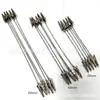 Soporte para Notas de Pinza de Cocodrilo de Doble Extremo Cable de Alambre Metálico Pinza de Cocodrilo Soporte para Notas Soporte para Fotos Soporte para Tarjetas de Presentación Soporte para Notas
