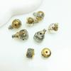 Cuentas de cintura de tres vías incrustadas de dos colores Cuentas de plata del Tíbet en vivo con productos Accesorios de comercio electrónico estilo nacional DIY Accesorios al por mayor