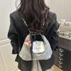 2025 Nuevo Lindo Estilo Extranjero Nicho Moda Simple Para Viajar Texto Versátil Bolso de Hombro Bolso para Mujer