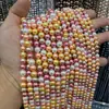 Cores Mistas Retro Pérolas de Alta Imitação Swarovski Contas Soltas Contas Redondas Furo Reto Pérolas de Concha Acessórios de DIY Enfeites Venda Direta da Fábrica
