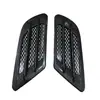 Adecuado para Salida de Aire Modificada de Fibra de Carbono para Coche Entrada de Aire de Tiburón Modificación de Coche Salida de Aire Lateral Decorativa de Fibra de Carbono