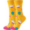 Calcetines de otoño e invierno de Amazon para mujer, calcetines de animales, calcetines de frutas, calcetines de marea para hombre, calcetines de comida divertidos.