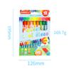 Lápiz de pintura al óleo soluble en agua para niños, papelería Wei Bo, lápiz de pintura artística, 12/18/24/36 colores, venta al por mayor