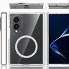 Sg é Adequado para Samsung Z Fold 7 Capa Protetora Transparente com Airbag Integral Anti-Queda Capa Magnética para Celular Flip 6