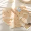 Ropa interior femenina seda de hielo nueva sin costuras transpirable secado rápido pantalones ligeros antibacterianos estampado verano