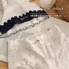 Calcinhas Femininas 9956 Verão para Meninas 45-62,5kg, Fio Bolha Jacquard Colorido Algodão, Cintura Ondulada, Macias e Confortáveis
