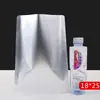 Saco espesso de folha de alumínio puro, saco a vácuo para máscaras faciais, embalagem de alimentos, máquina de vácuo de compressão, papel alumínio, saco para alimentos cozidos e carne