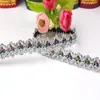 Renda de Fio de Ouro e Prata da Cidade Comercial de Yiwu, Cortinas de Fio Dourado, Renda Dourada, Acessórios de Vestuário, Renda Colorida em Estoque