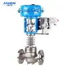Válvula reguladora neumática aceite térmico de vapor oxígeno etc.. industrial flujo presión temperatura regulación alta precisión