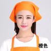 Pañuelo de cabeza para camarero Mi Bo Sombrero Estilo Japonés y Coreano Frutería Restaurante Cafetería Red Triángulo Pañuelo de cabeza Sombrero de chef para mujer