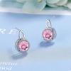 Pendientes geométricos europeos y americanos para mujer, llenos de diamantes y circonitas, compactos y exquisitos, fabricantes al por mayor de pendientes transfronterizos.