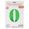 Globos de Número de 32 pulgadas Empaquetados Individualmente en OPP Decoración de Atmósfera Festiva para Fiesta de Primer Cumpleaños Letrero de Número Inflable