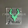 Marca de Voltagem de Metal TPU, Etiqueta de Transferência Térmica para Roupas e Malas de TPU, Patch de Borracha com Logo, Etiqueta de Transferência Térmica 3D para Roupas Masculinas de Alta Qualidade