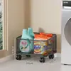 Estante de Almacenamiento para Detergente de Lavandería, Estante de Almacenamiento Lateral para Lavadora, Carrito de Piso de Múltiples Niveles para Debajo del Lavabo del Baño, Superventas Transfronterizo