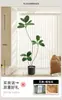 Árbol de Goma Simulación Planta Verde Planta Falsa Sala de Estar Lujo Ligero Flor Biónica Árbol Decorativo Interior Planta Grande en Maceta Adorno de Piso